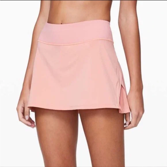 Lululemon Play Off the Pleats Peach skirt / skort sz.8